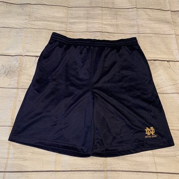 Other - Men's Navy Athletic Shorts with Gold Logo